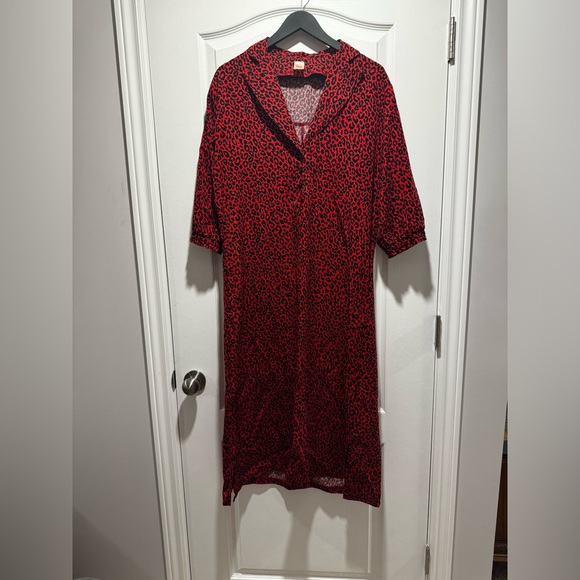 123-Smash + Tess red/black leopard print dress - Picture 4 of 11